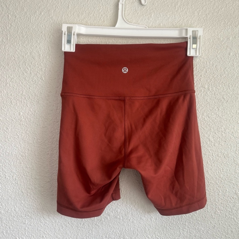 lululemon athletica Red Bike Shorts